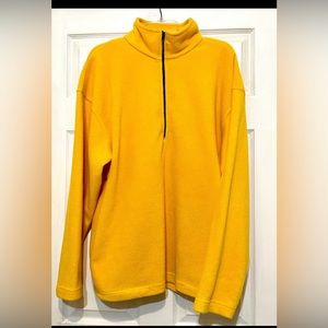Men's 1/4 Zip Fleece Pullover size Large